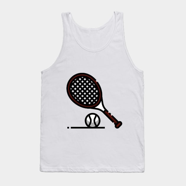 TENNIS LOVERS Tank Top by TheAwesomeShop